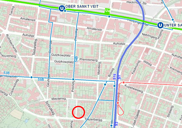 Lageplan Praxis Goldmarkplatz 10